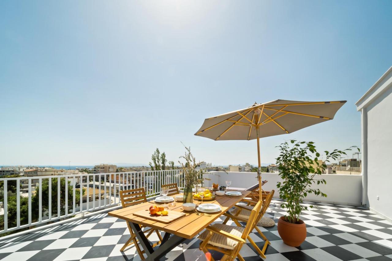 Luxurious Apartment With Big Sea View Terrace - Central Location Athens Exterior photo
